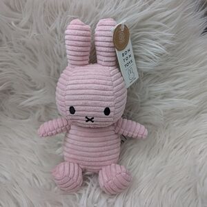 Bon Ton Toys Miffy Bunny Rabbit 7" Corduroy Pink Plush